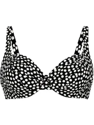 Rosa Faia Summer Dot Bikini Top * Actie * Zwart,Versch.kleure/Patroon,Wit
