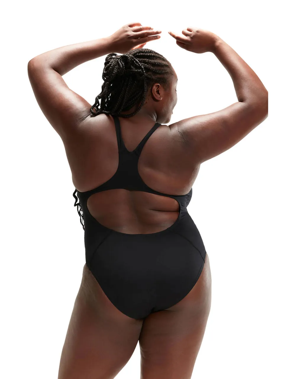 Speedo Endurance+ Medalist plussize badpak zwart, foto 7