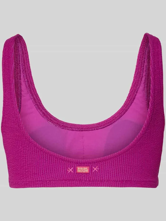 banana moon Bikinitop met labeldetail model 'JUSTIN' fuchsia, foto 2