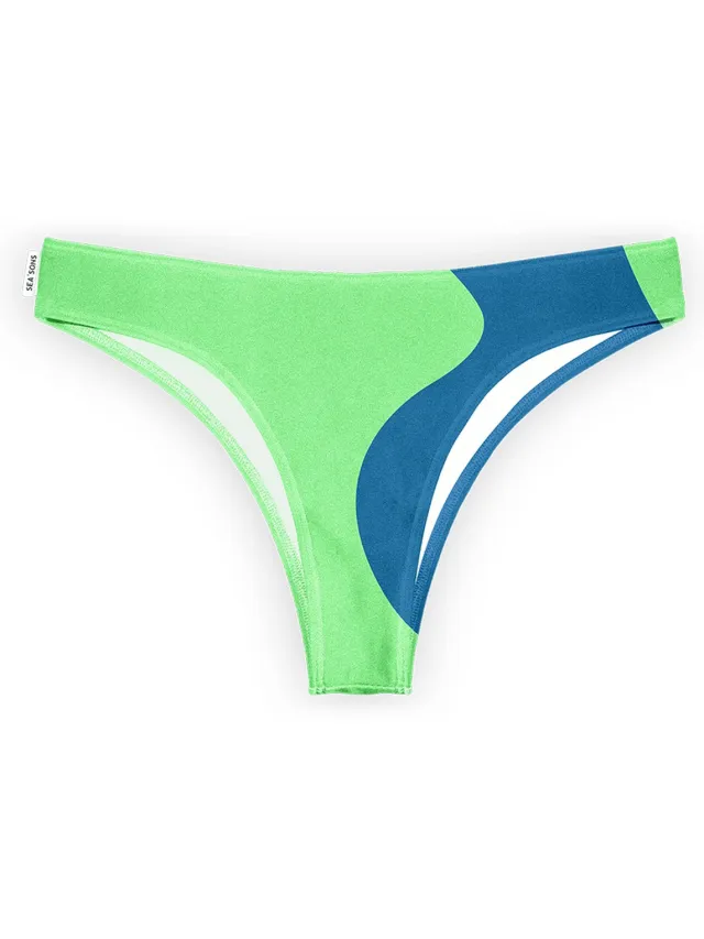 Sea'sons Official - Kleurveranderend - Bikinibroek - Blauw-Groen