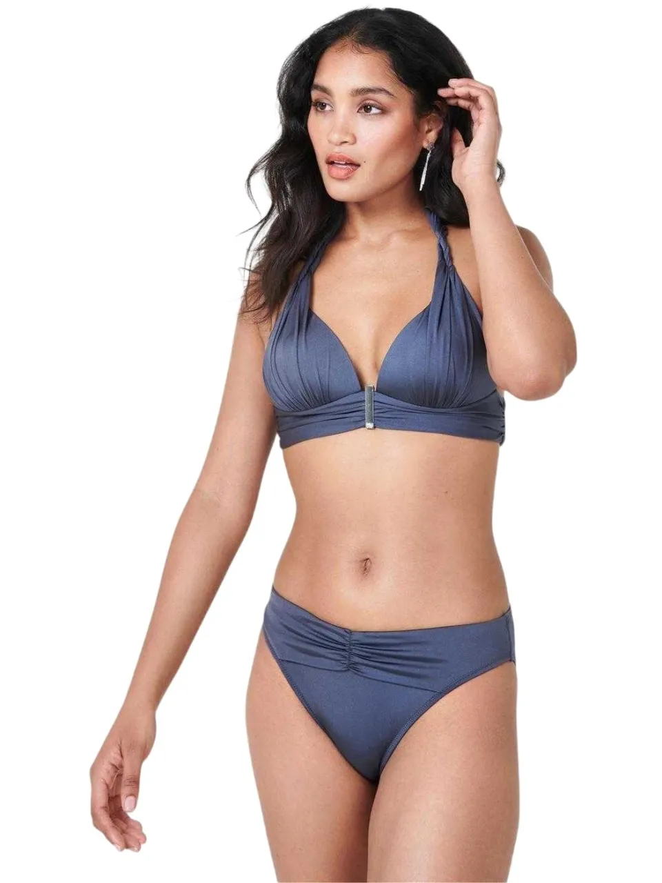 Biba Dames/Dames Sophisticated Bikinitop (Tinnen) zilver, foto 2