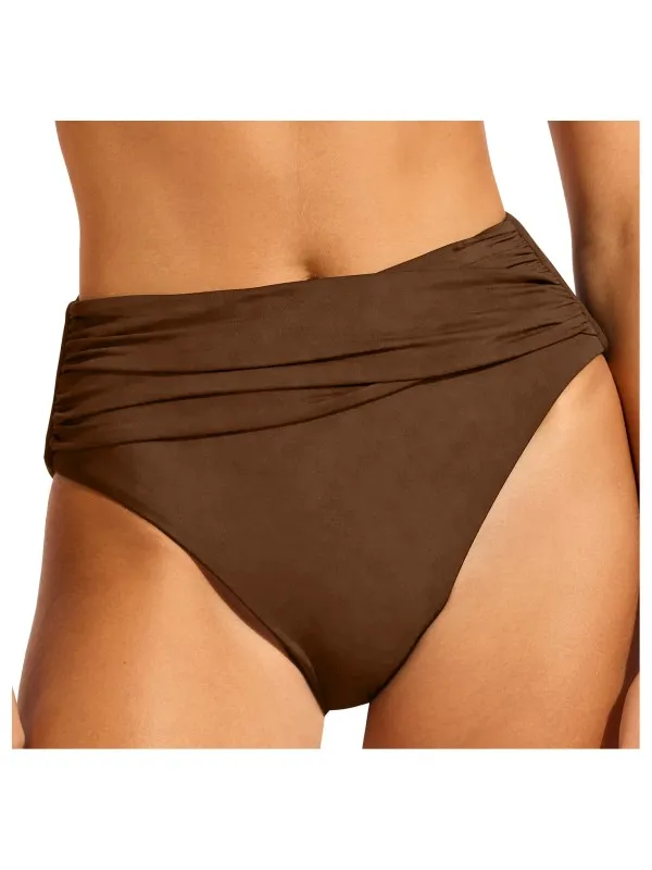 Seafolly Women's Collective High Waist Wrap Front Pant - Bikinibroekje, oranje