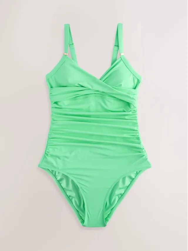 Next Dames - Vormgevend en buikcorrigerend badpak - Groen Apple Green