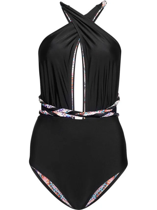 Sapph Badpak - Tomini multiway bathingsuit - Black - S - FayaBeach