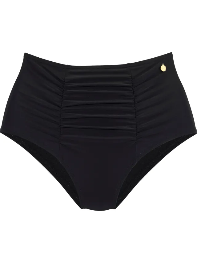 Highwaist bikinibroekje zwart