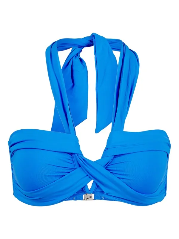 Seafolly Women's Collective Halter Bandeau - Bikinitop, blauw