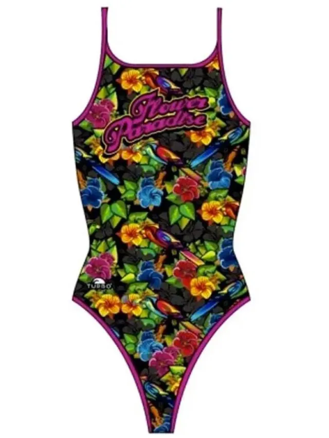 Turbo Flowers Paradise Zwemkleding Veelkleurig 2XL Vrouw Multicoloured