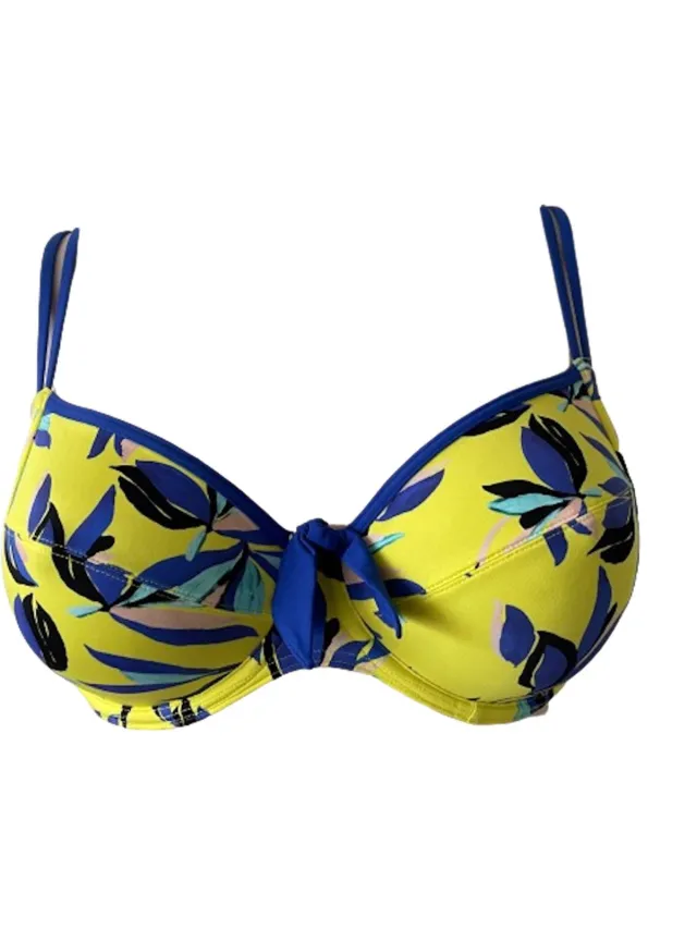 PrimaDonna Swim Vahine Bikini Top 4007316 Tropical Sun - maat EU 90F / FR Geel