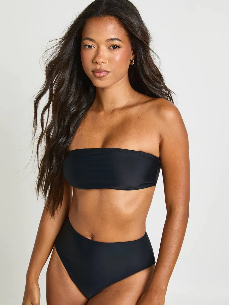 boohoo Dames Essentials Hoge Taille Bikini Broekje zwart, foto 3