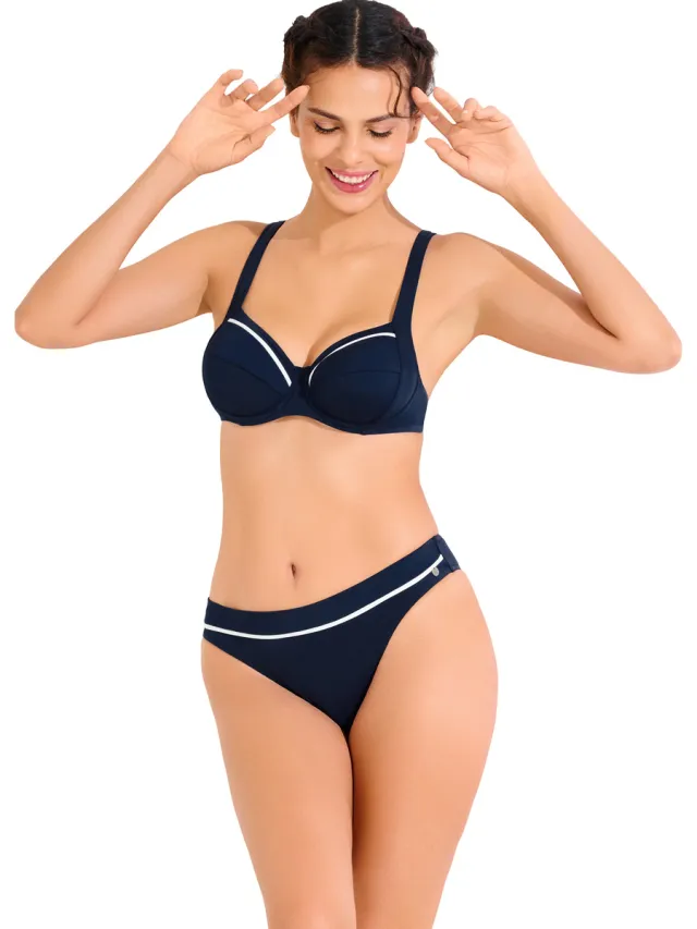 Lisca UVITA bikini met beugels blauw