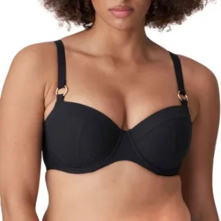 PrimaDonna Sahara Padded Balcony Bikini Top Zwart