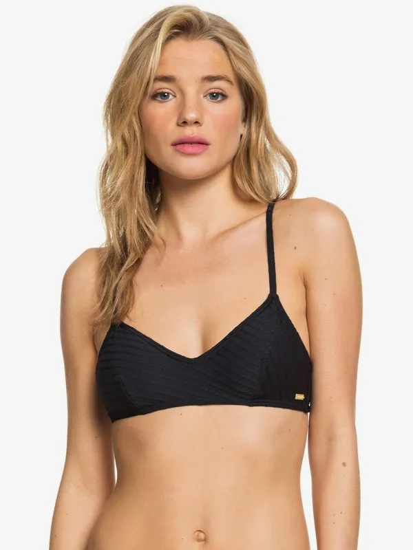 Roxy XS - Golden Breeze - Bralette Bikinitop Zwart