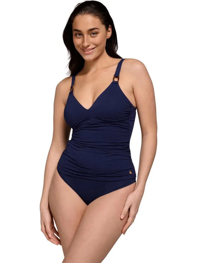 Ten Cate Basics bikini bottom midi ink blue voor Dames