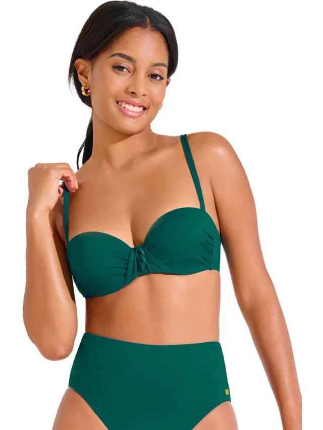 Lisca PALMA voorgevormde balconnet-bandagetop groen