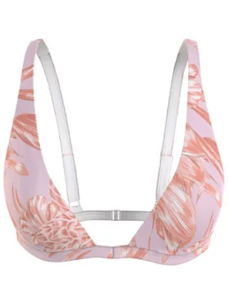 Tommy Hilfiger Triangle Fixed RP Bikini Top Roze