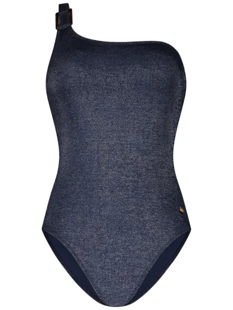 Ten Cate swimsuit one shoulder padded badpak dames blauw, foto 2