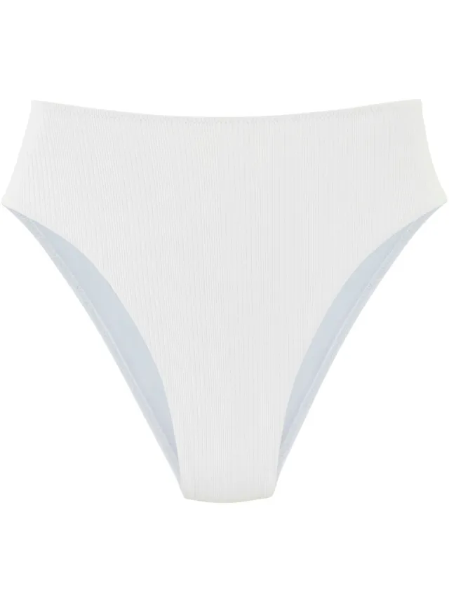 Highwaist bikinibroekje wit