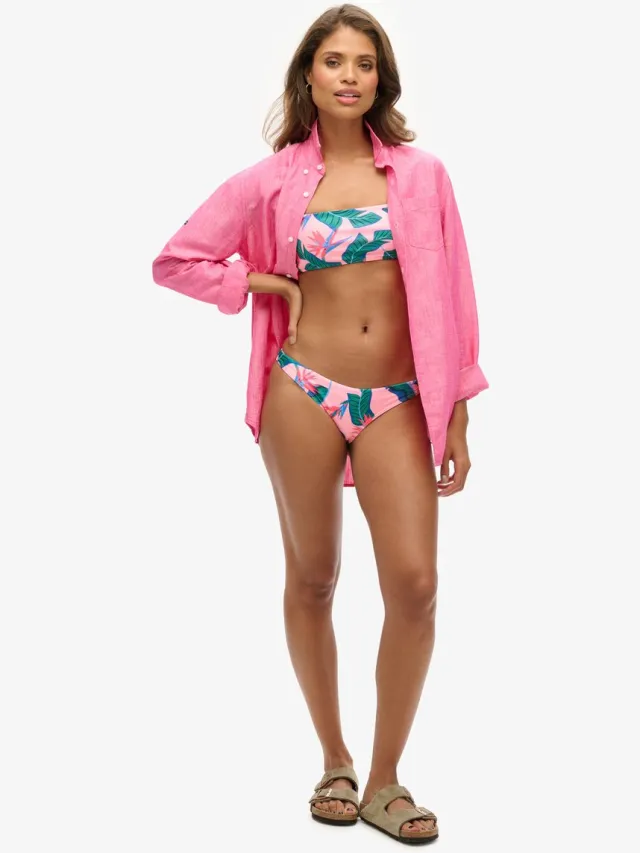 Superdry Tropical bandeaubikinitop - Dames - Badpakken malibu pink paradise
