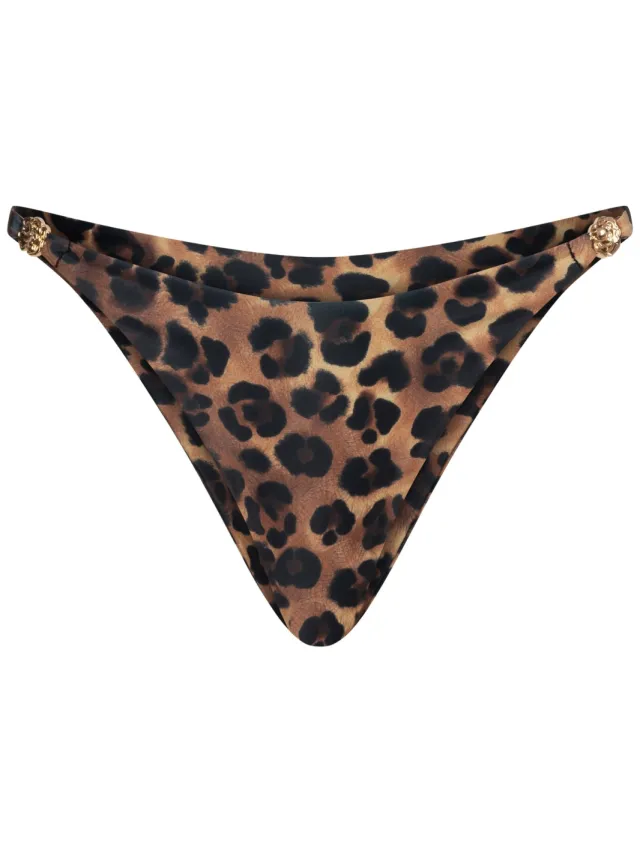 The Lola Club high leg bikinibroekje Orelia bruin/zwart, foto 2