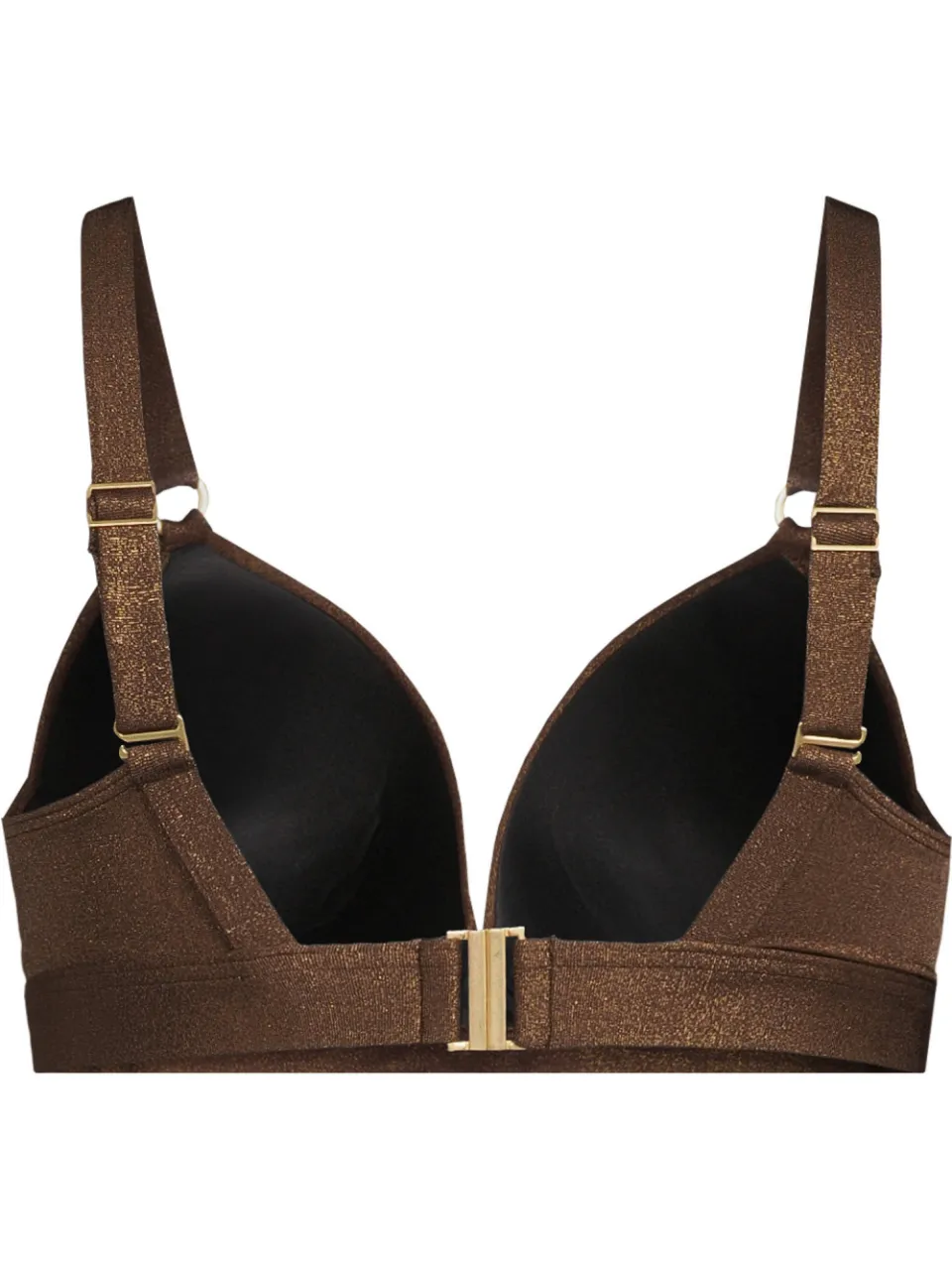BEACHWAVE Curve voorgevormde beugel bikinitop donkerbruin, foto 6