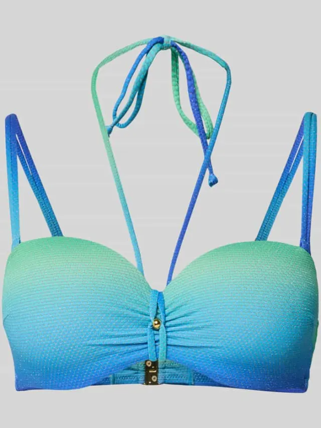 Marie Jo Bikini-top met afneembare bandjes model 'NUSA DUA' Aquablauw