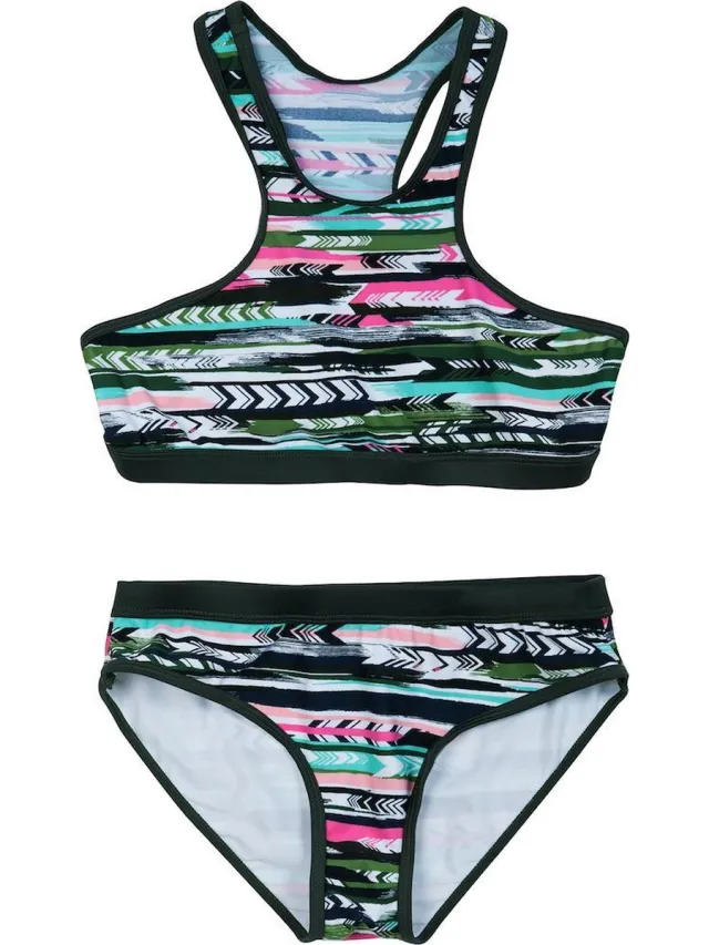 La V Bikini sport basic - Groene pijlen 170-176