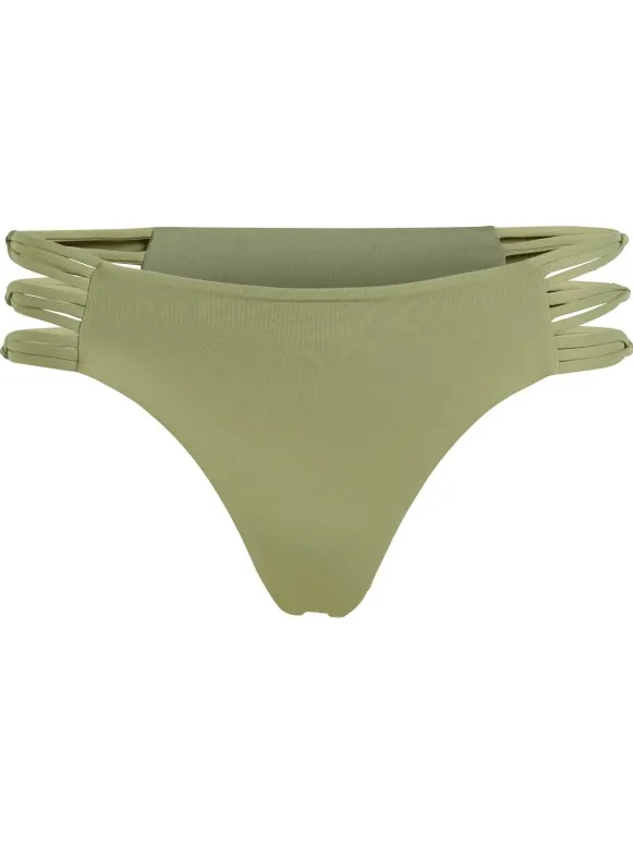 O'Neill Women's Boulders Strappy Sides Bottom - Bikinibroekje, olijfgroen