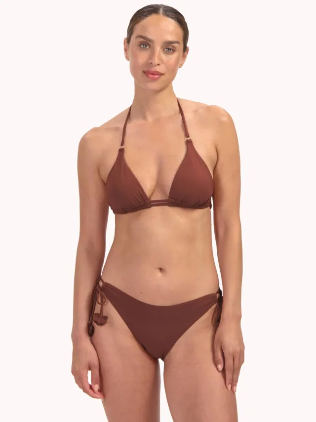 Cyell strik bikinibroekje bruin