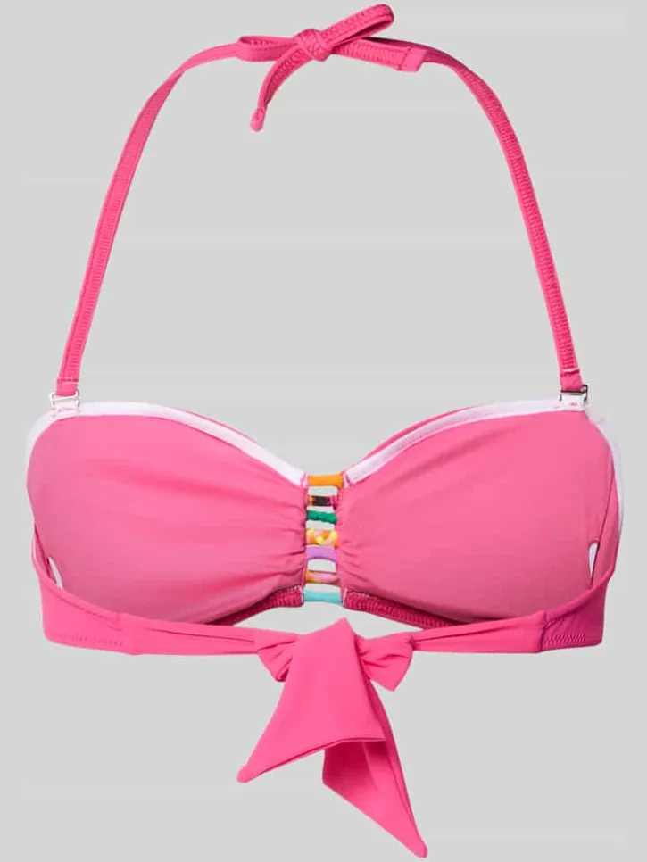 banana moon Bikinitop met Siergarnering Model 'Zino' roze, foto 2