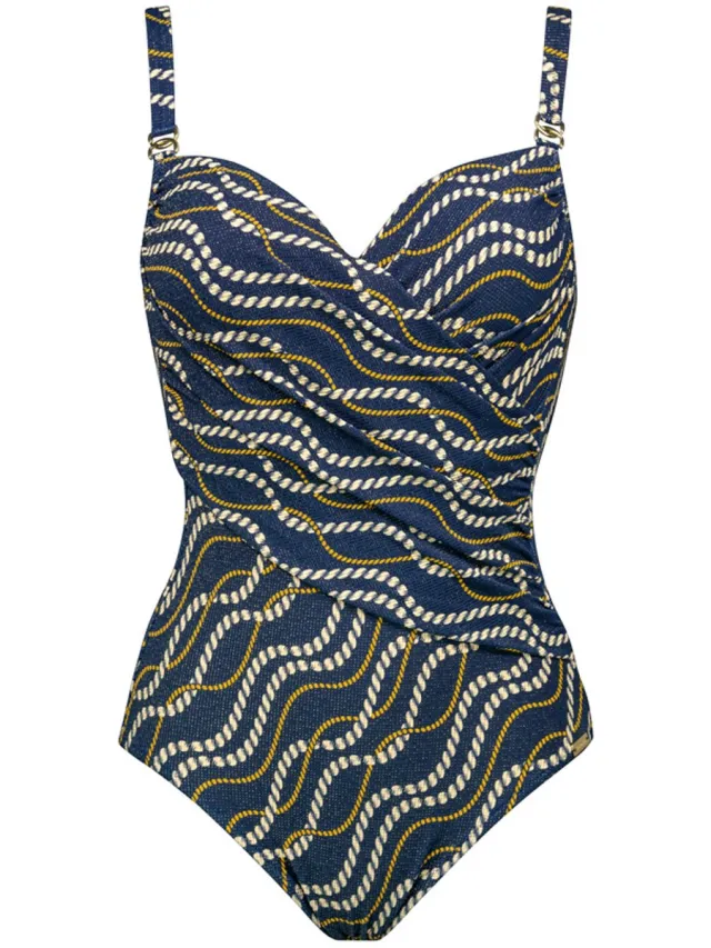 Charmline Marina Luxe Badpak Nautic-Gold Blauw