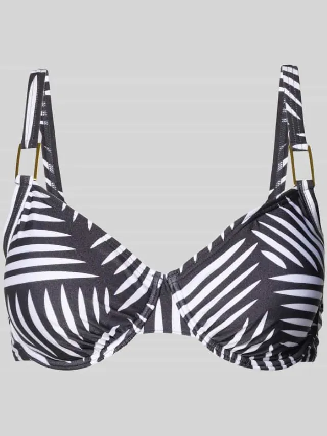 Lascana PLUS SIZE bikinitop met beugels model 'Liv' Zwart