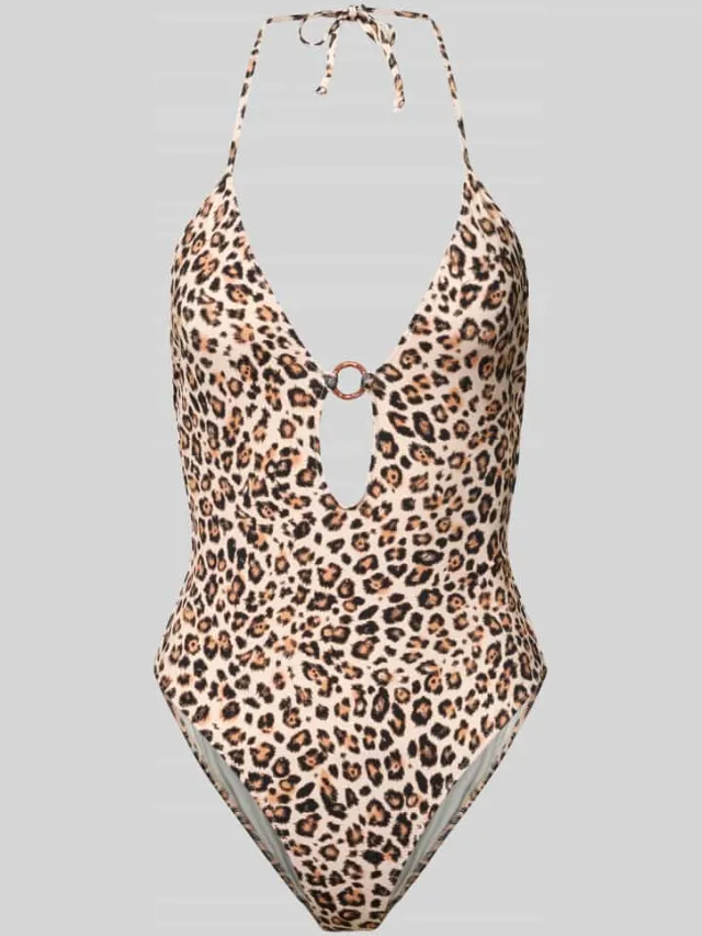 banana moon Halterbadpak met cut-out model 'MIRELO SAVARI' Beige