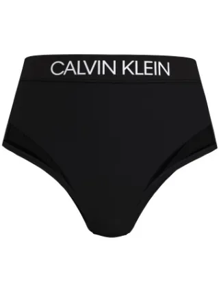 Calvin Klein CK Curve High Waist bikinibroekje zwart