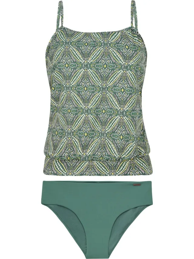 Protest Prtnome – Tankini set Dames – Verstelbare bandjes – Uitneembare vulling Veggie Green