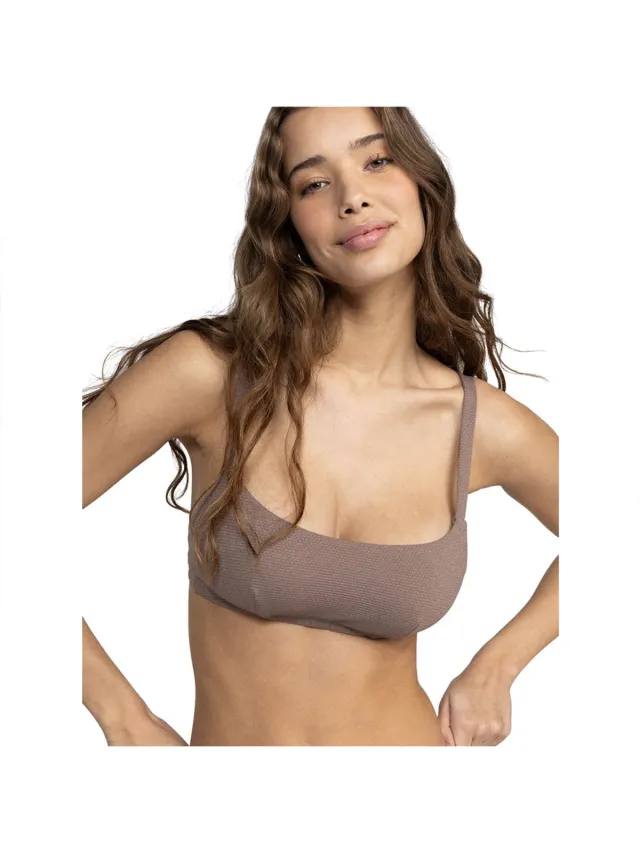 Roxy Lasca Uw Dcup Bikinitop Bruin XS Vrouw Deep Taupe