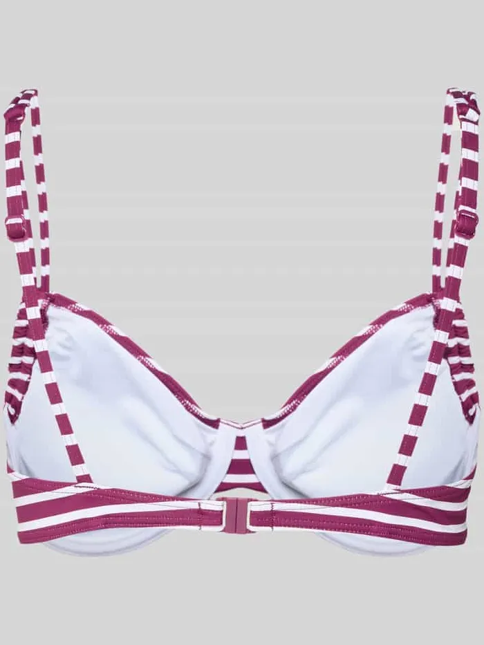 VENICE BEACH Bikinitop in all-over look model 'Tadu' bordeaux, foto 2