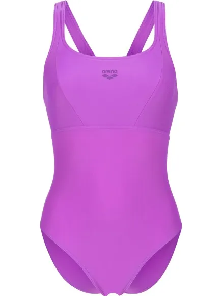 Arena Solid Swimsuit Control Pro Back B badpak paars Purper