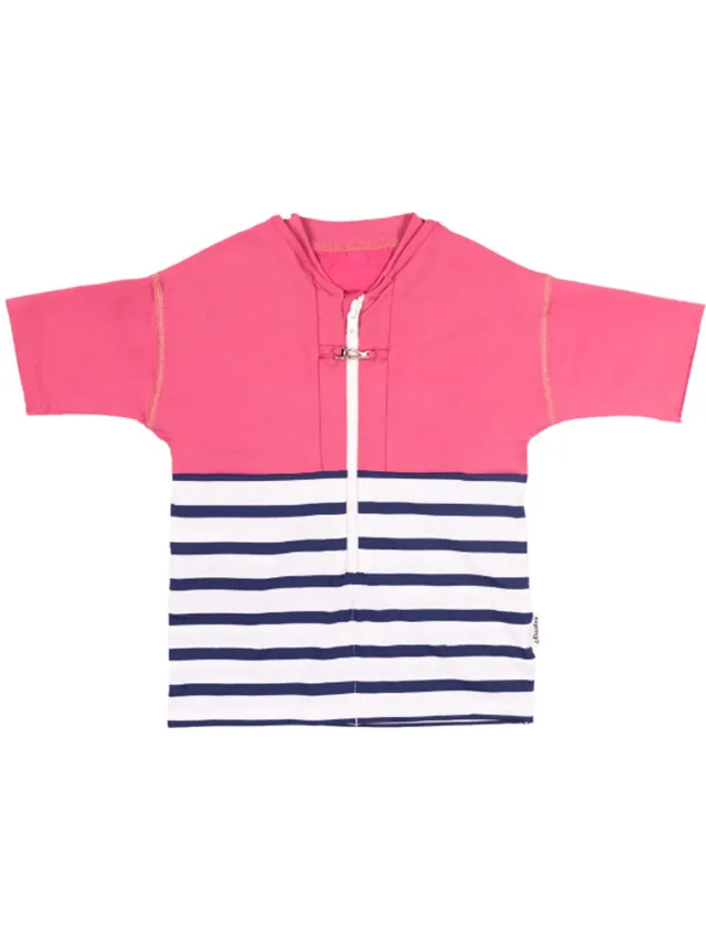 Floatee Anti-Verdrinking T-shirt Korte Mouwen - 4 Jaar - Roze