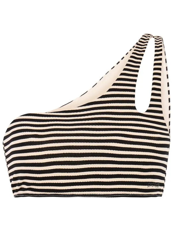 Protest Women's MIXMarlee One Shoulder Bikini Top - Bikinitop, zwart