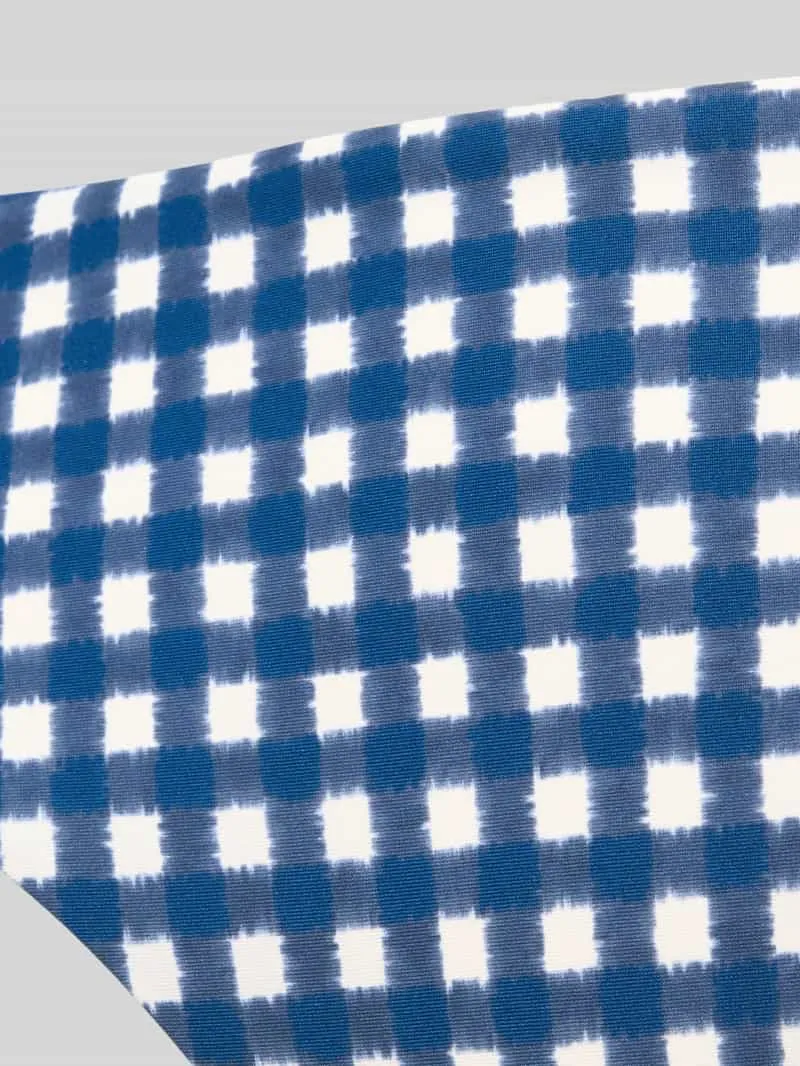 Marc O'Polo Bikinibroekje met ruitmotief model 'GINGHAM PANTY' donkerblauw, foto 3