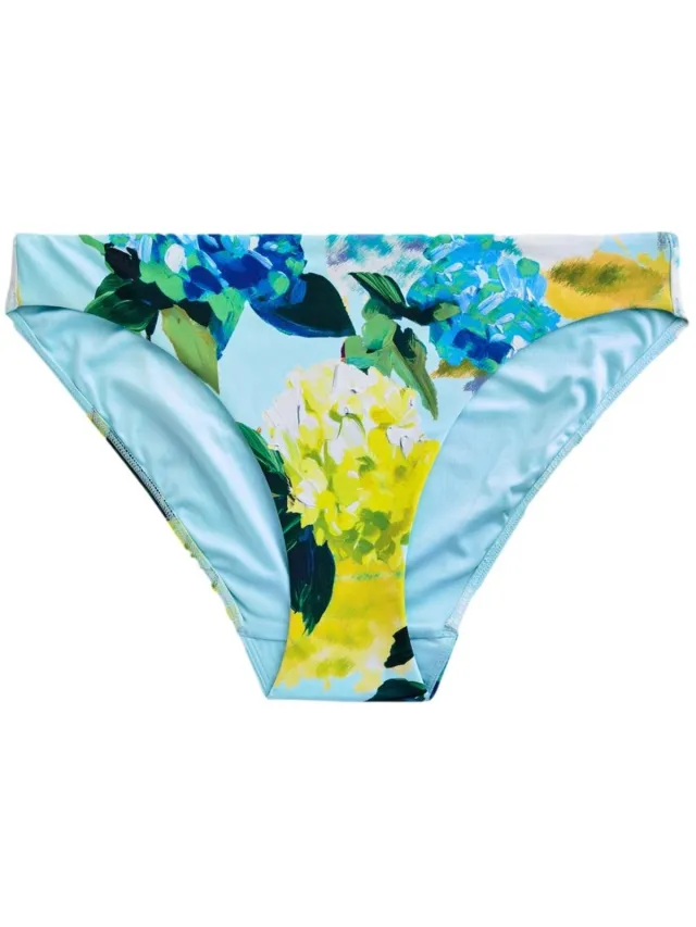 Next Dames - Hoog opgesneden bikinislip - Blauw