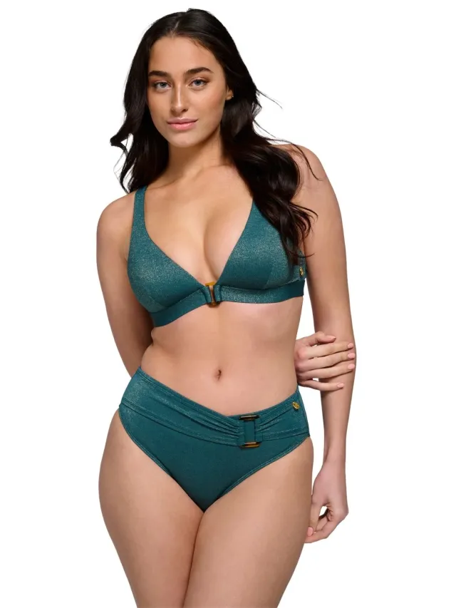 Ten Cate Bottom Buckle Bikini Slip dames Groen