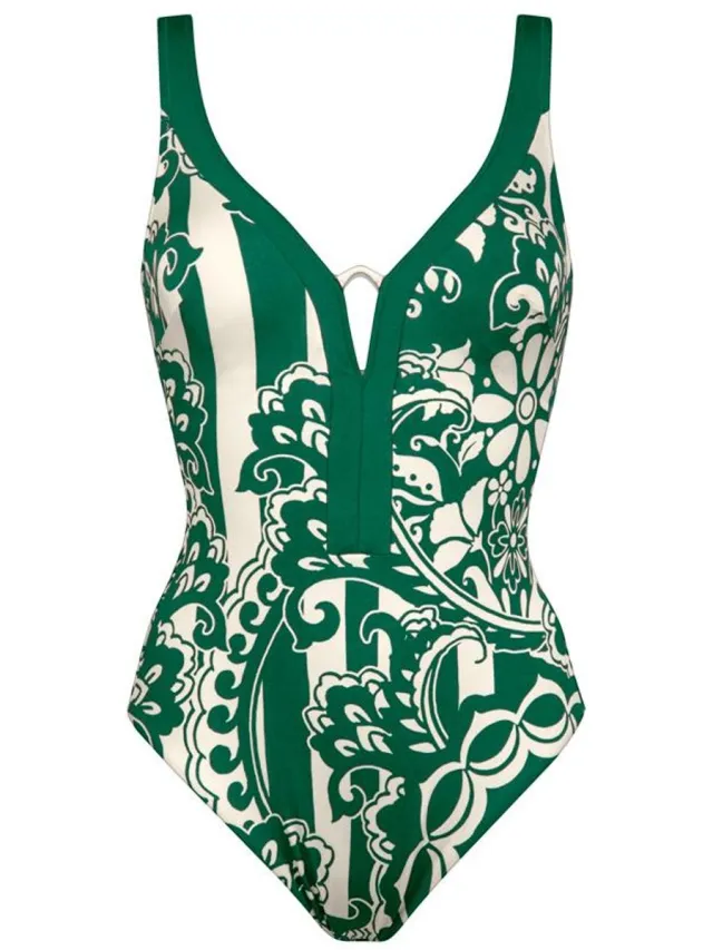Maryan Mehlhorn Halcyon Badpak 4791/715/672 Green - maat EU 42E / FR Groen
