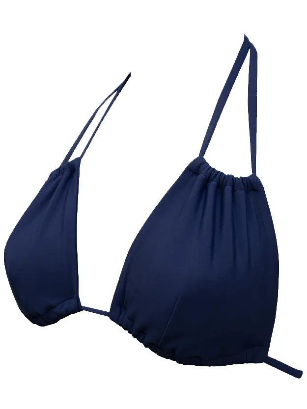 Anekdot dames vegan Bikinitop Low Versatile Marineblauw, foto 2