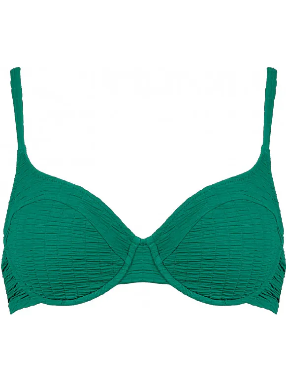 WATERCULT Women's Bikini Top Solid Crush 3 - Bikinitop - Cup C, groen