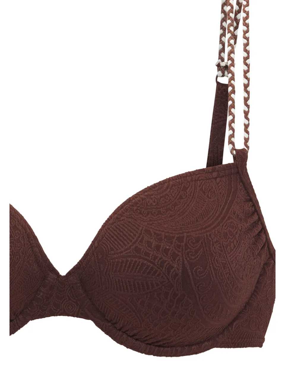 beugelbikinitop bruin, foto 2