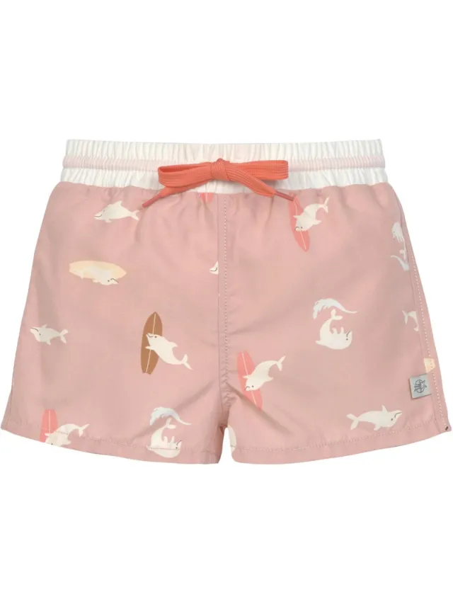 Lässig Zwembroek - Dolfijnen - Peach - Roze