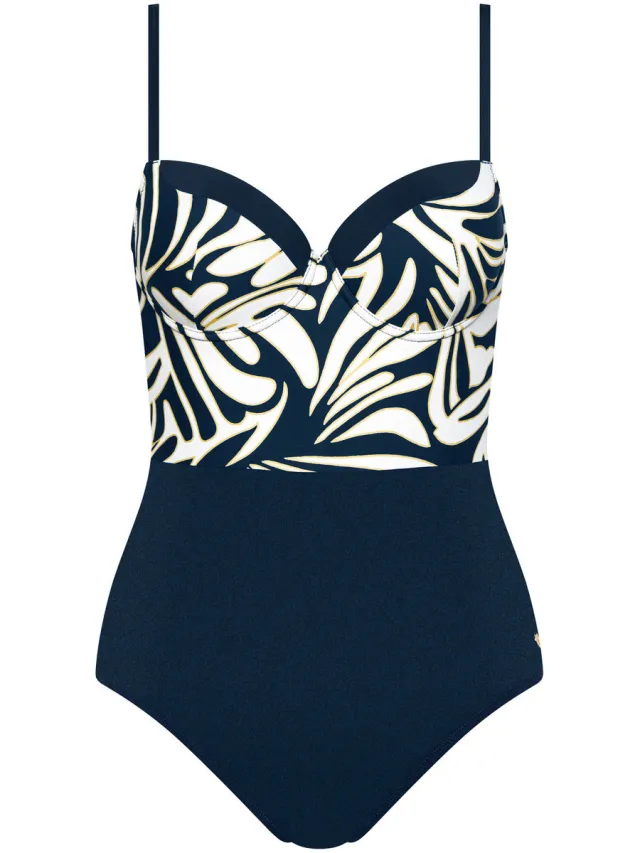 Lisca Gold Coast voorgevormd badpak blauw