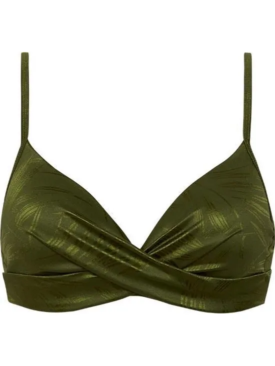 Beachlife Pesto Twist bikinitop met beugel Dames Groen