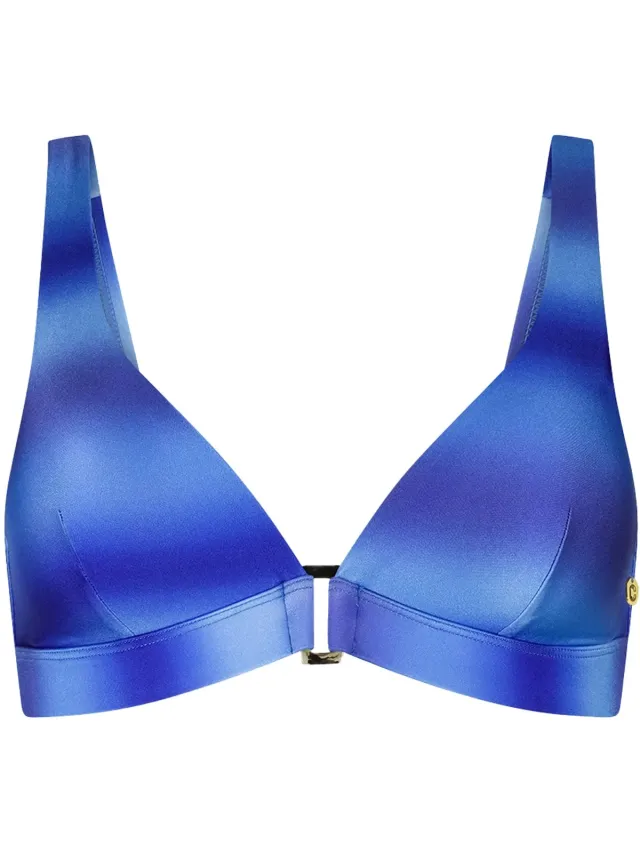 Ten Cate bikini top triangle buckle push-up faded blues voor Dames | Maat 40C (80C)